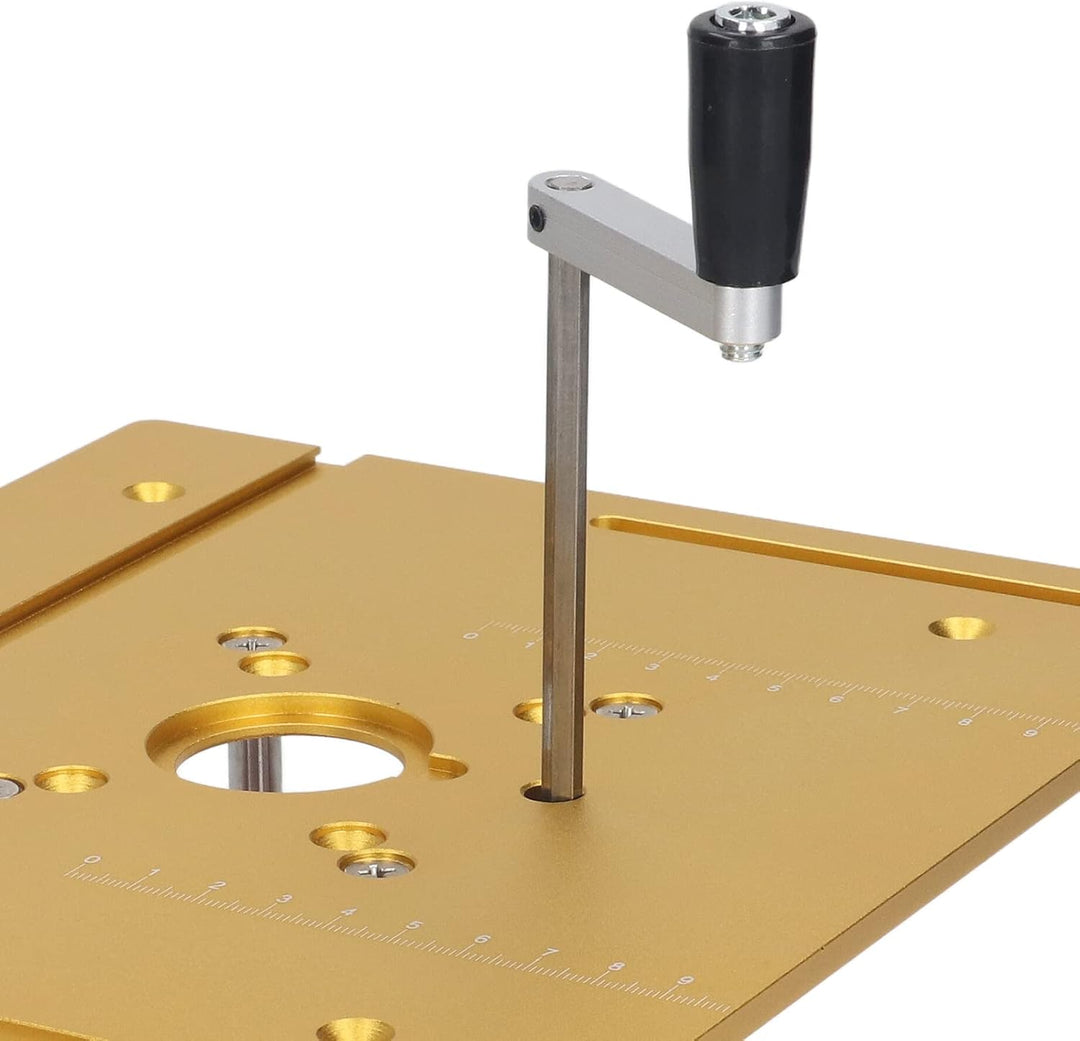 INCRA Mast-R-Lift-II Oberfräsenlift Aluminiumlegierung Manuelles Hebesystem 240x200mm Hochpräzise Ho
