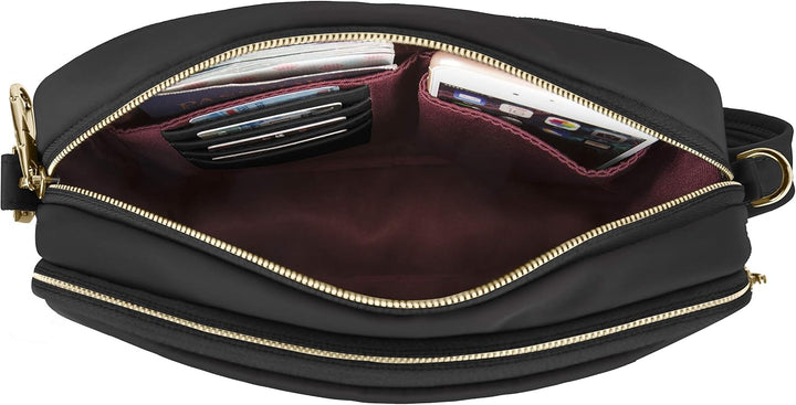 Travelon Unisex Addison Umhängetasche Einheitsgrösse Schwarz, Einheitsgrösse Schwarz