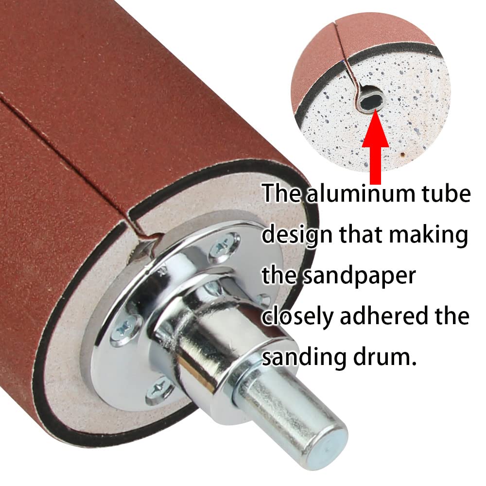 O'skool Schleifwalzen, Satz, für Bohrmaschine Schleifband, 4-teilig