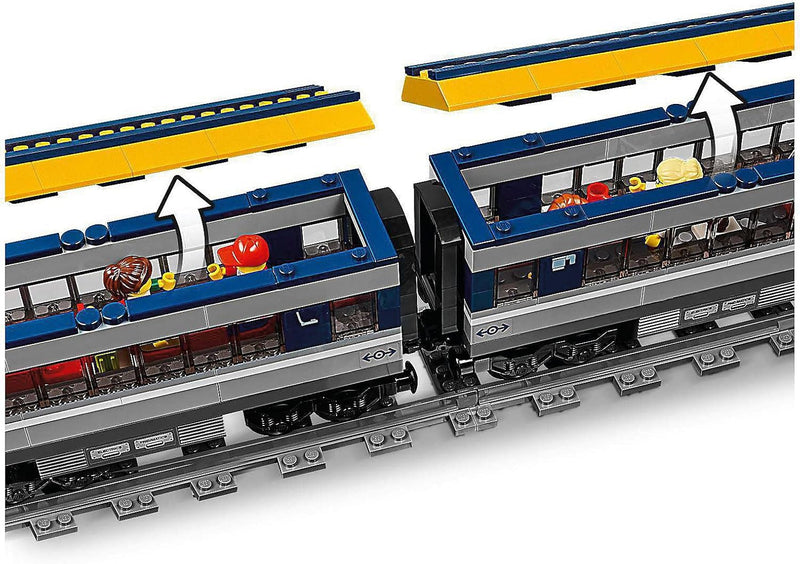 LEGO 60197 City Personenzug mit batteriebetriebenem Motor, ferngesteuertes Set mit Bluetooth-Verbind
