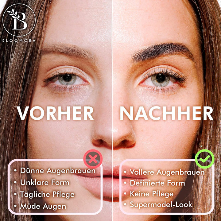 Augenbrauen Lifting Set, Brow Lamination Kit 6–8 Wochen Halt, 15 Anwendungen, DIY Augenbrauen Lamini