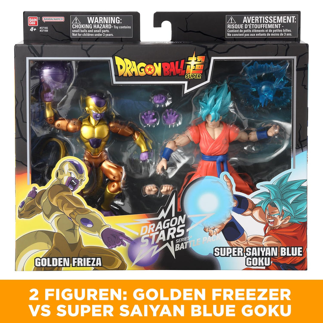 BANDAI - Dragon Stars Figuren - Dragonball Super - 17cm - Battle Pack - Golden Freezer vs Super Saiy