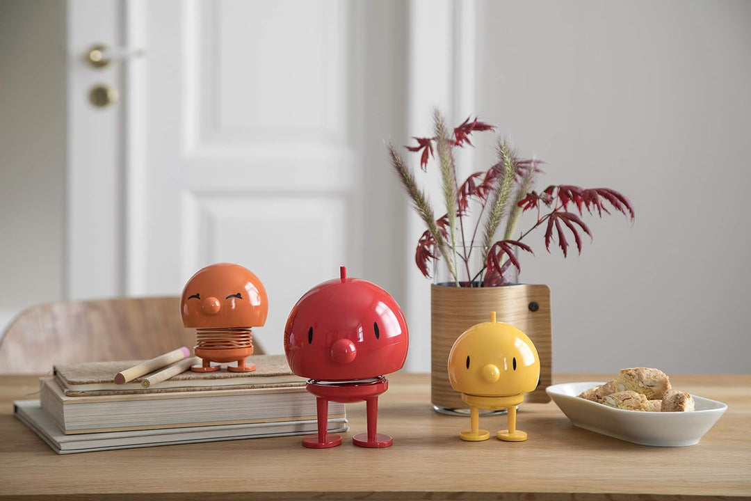 Hoptimist - Skandinavisches Design - Classic X-Large Bumble - Höhe: 23 cm - Rot - Deko - Geschenkide