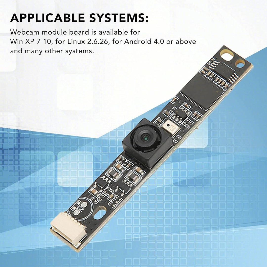 CUEI USB-Kameramodul, 12 MP 4K CMOS-Sensor Mini-USB-Kameraplatine, 123-Grad-Weitwinkelobjektiv, raus