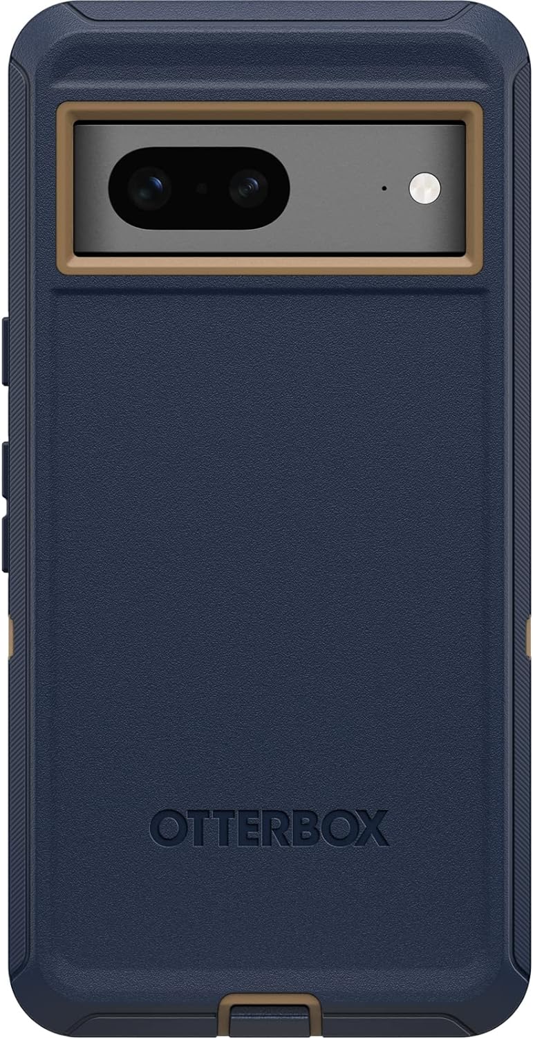 OtterBox Defender Series Schutzhülle für Google Pixel 7, Wildleder, Blau Defender Serie blau, Defend
