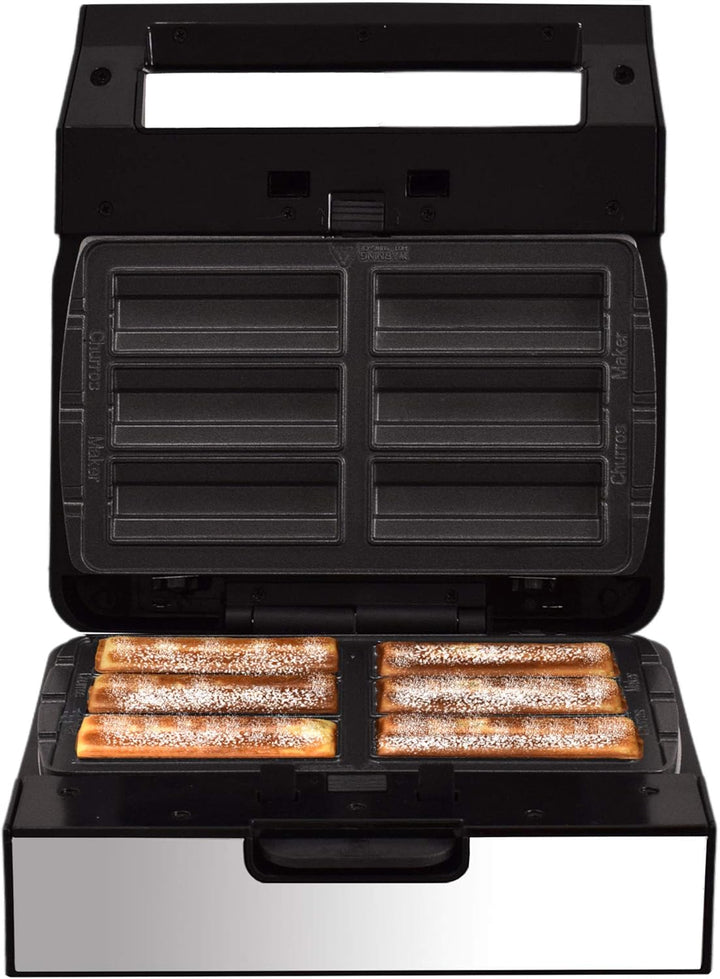 Syntrox Germany Krapfen Maker Churros Maker MM-1400W Churros mit herausnehmbaren Backplatten