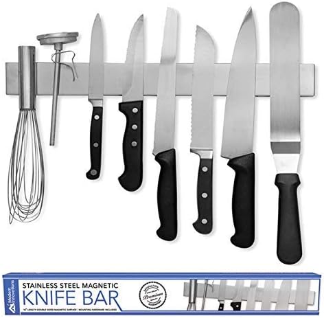 Modern Innovations 16 Zoll Magnetischer Messerhalter für Kühlschrank, Messer Magnetleiste Ohne Bohre