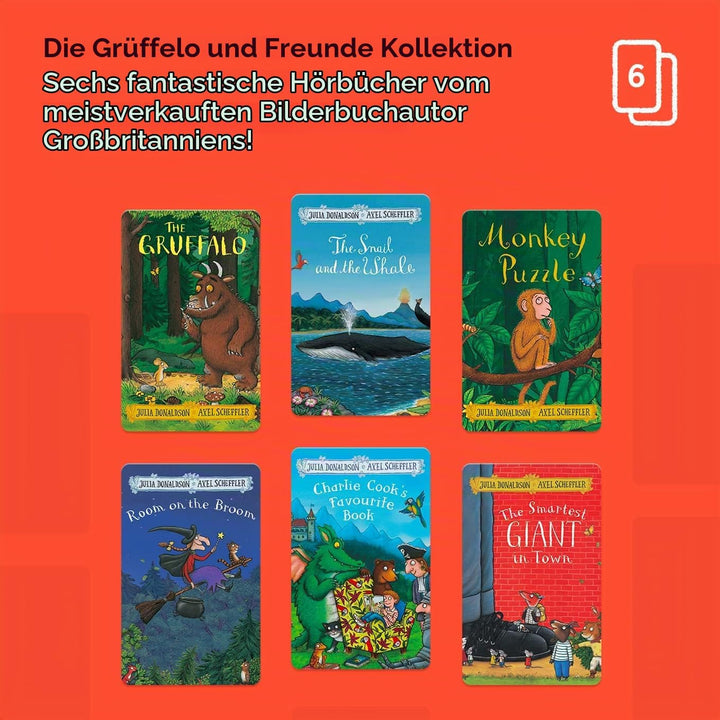 Yoto The Gruffalo &amp; Friends Collection von Julia Donaldson – Englische Hörbuchkarte für Kinder zur V