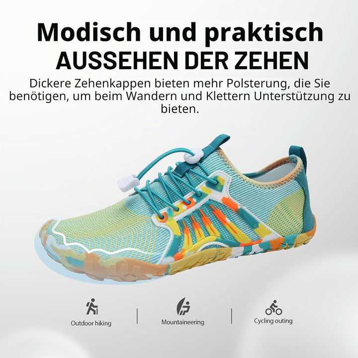 IceUnicorn Barfussschuhe Damen Herren Breite Traillaufschuhe Zehenschuhe Unisex Schwimmschuhe Strand