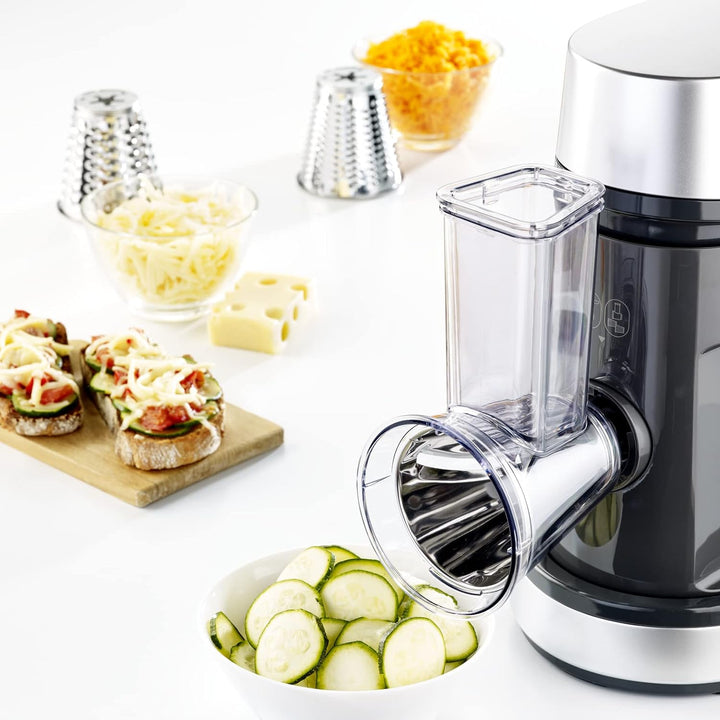 Moulinex Küchenmaschine, 1100 W, Backset, Mixer, Gemüseschneider mit Zubehör für Mazedonien, Fleisch