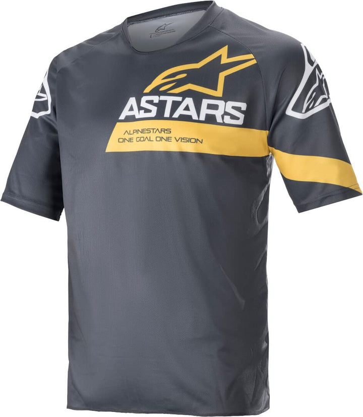 Alpinestars Herren Racer Jersey M Grau/Gelb, M Grau/Gelb