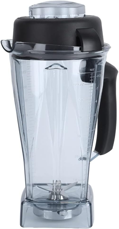Klare Mixer Behälterteile Obstmischer Cup Mixer Zubehör Cup Blade Deckel Fit für Vitamix