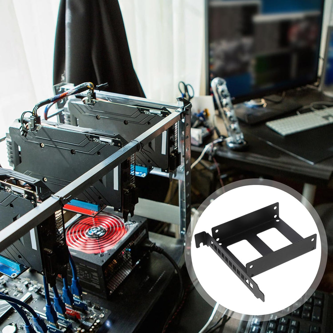 Angoily Ssd Halterung 2.5 Zoll Pci Slot Festplattenhalter Aluminiumlegierung Für Pc Interner Laufwer
