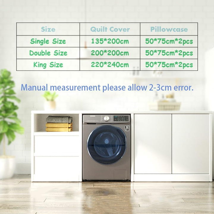 CIUNVXD 3D Wolf Theme Muster Bettbezug,3D Realistisches Tier Wolf Motiv Bettwäsche Set,Wolf-Motiv-Dr