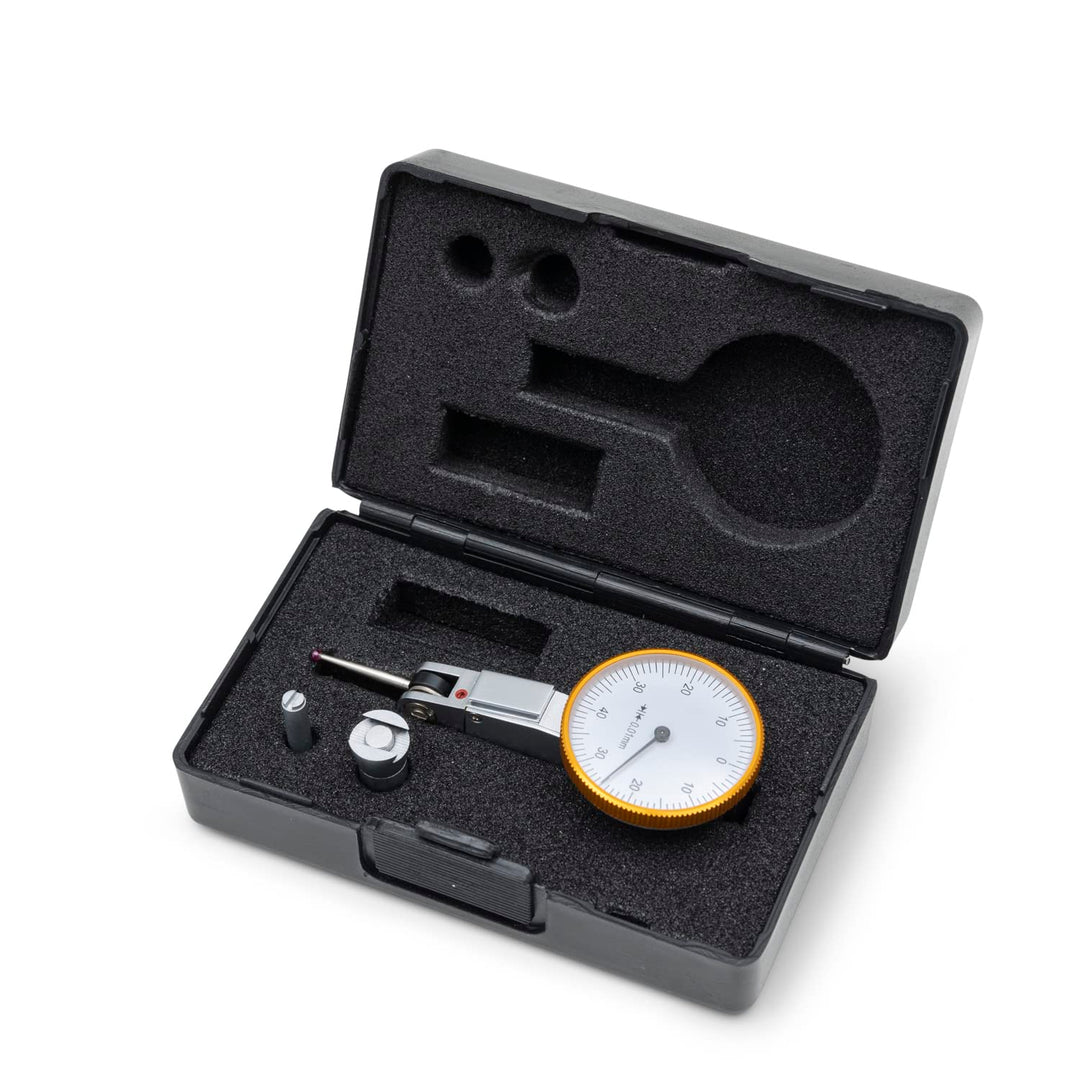 Lever Comparator Measuring Tool 0-0.8mm Working Tool with Reading 0.01 Dial Diameter 30mm Ruby Bar 1