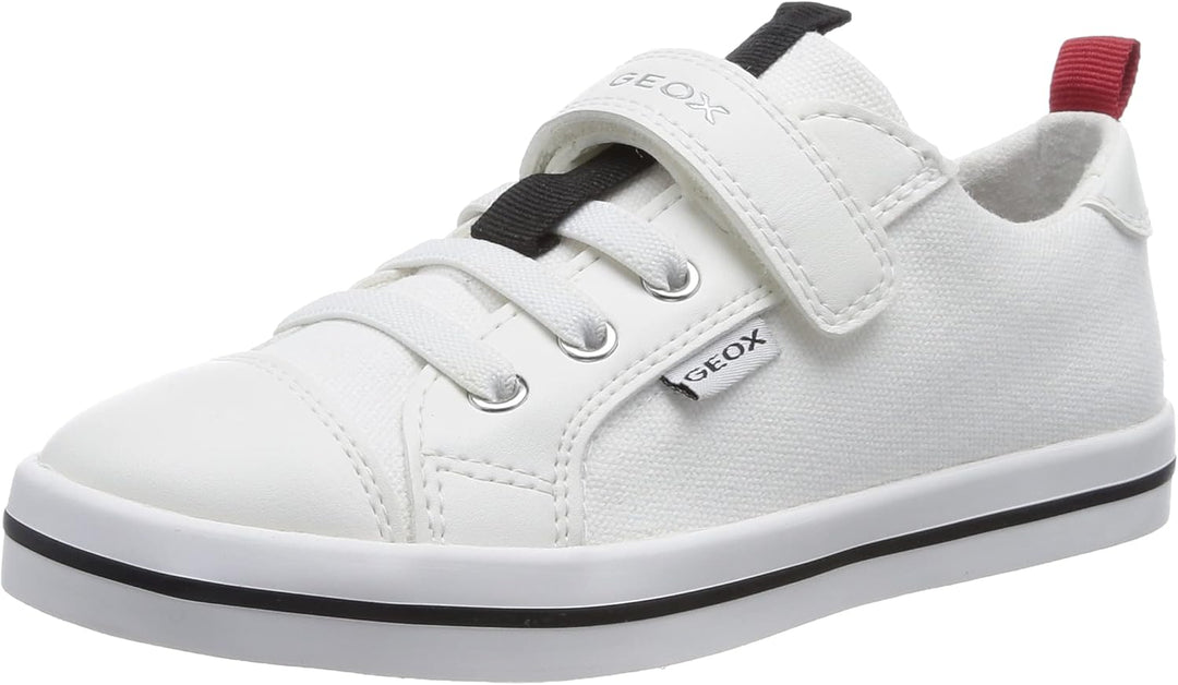 Geox Mädchen Jr Ciak Girl Sneaker 34 EU Weiss, 34 EU Weiss