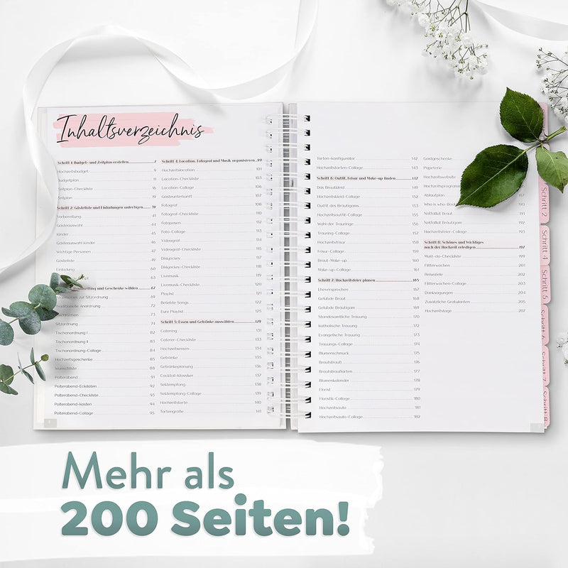 TWIVEE - Der grosse Hochzeitsplaner - Wedding Planner inklusive Geschenkbox - deutsch - über 200 Sei