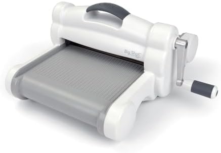 Sizzix Big Shot Plus A4 Manuelle Stanz- und Prägemaschine 660020, 21 cm Öffnung, 40.5 x 24 x 47.5 cm