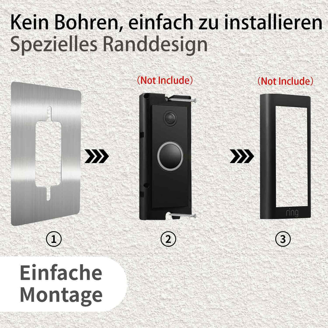 Zubehör für Ring Video Doorbell Wired/Video-Türklingel Kabel – Halterung verdeckt eventuell alte Boh