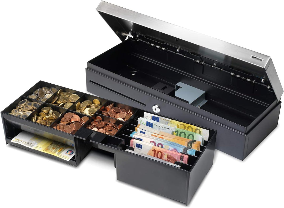 Safescan 4617T verstellbarer Kassenladeneinsatz zur Optimierung Ihrer Kassenlade - mit 6 Fächern für