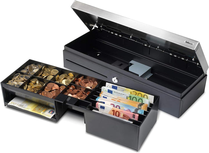 Safescan 4617T verstellbarer Kassenladeneinsatz zur Optimierung Ihrer Kassenlade - mit 6 Fächern für