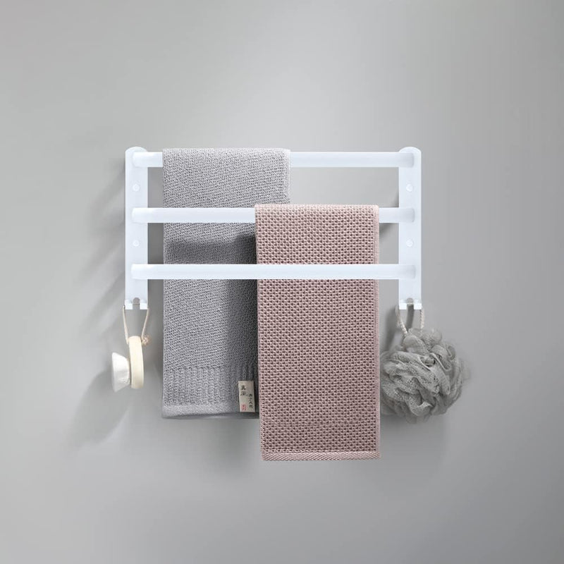 HONPHIER Handtuchhalter Bad 3 Tier Handtuchstange Badezimmer Aluminium Wand-handtuchhalter Handtuchh