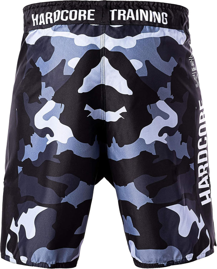Hardcore Training Herren Shorts Shorts 5XL Grau, 5XL Grau