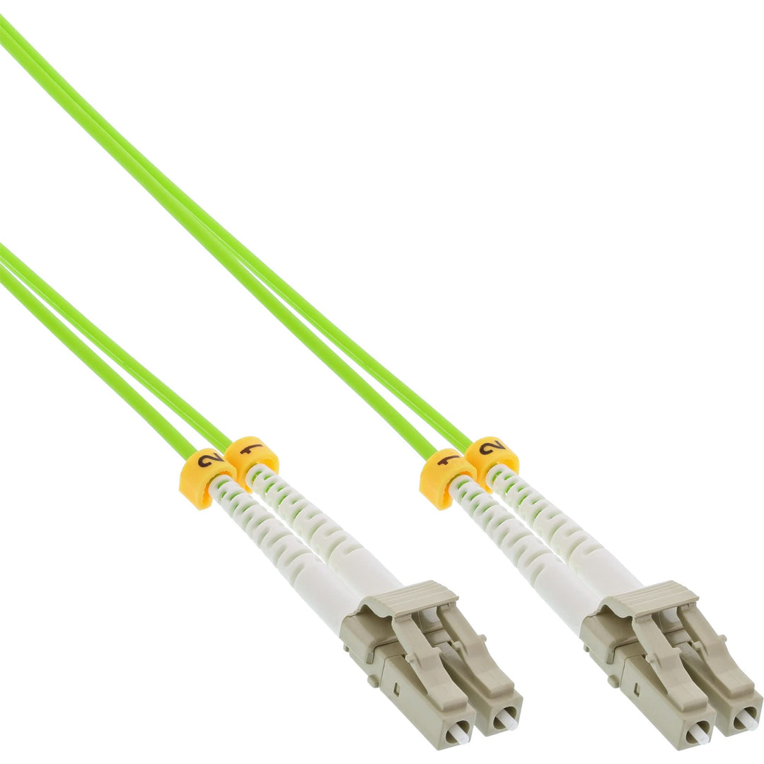 InLine 88549Q LWL Duplex Kabel, LC/LC, 50/125µm, OM5, 10m