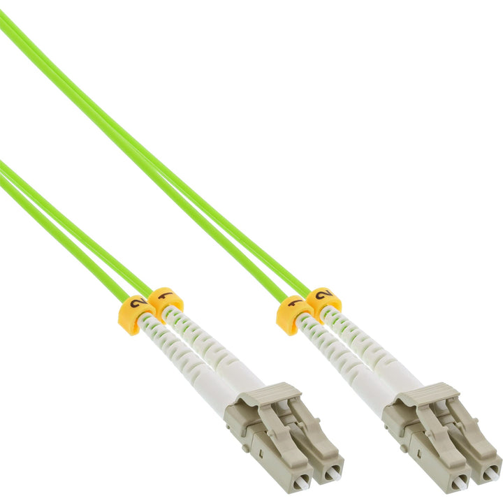 InLine 88549Q LWL Duplex Kabel, LC/LC, 50/125µm, OM5, 10m
