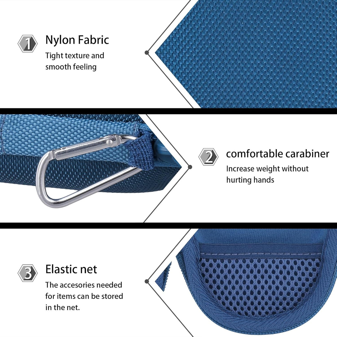 co2CREA Hart Reise Schutz Hülle Etui Tasche für JBL Clip 5 /JBL Clip 4 / JBL Clip 4 Eco Tragbare Blu