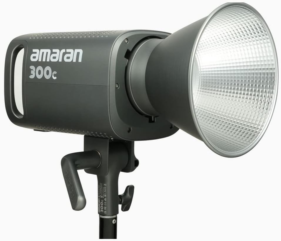 Aputure Amaran 300C RGBWW COB LED Videoleuchte, 300W 2500K bis 7500K Bowens Mount Dauerlicht für Fot