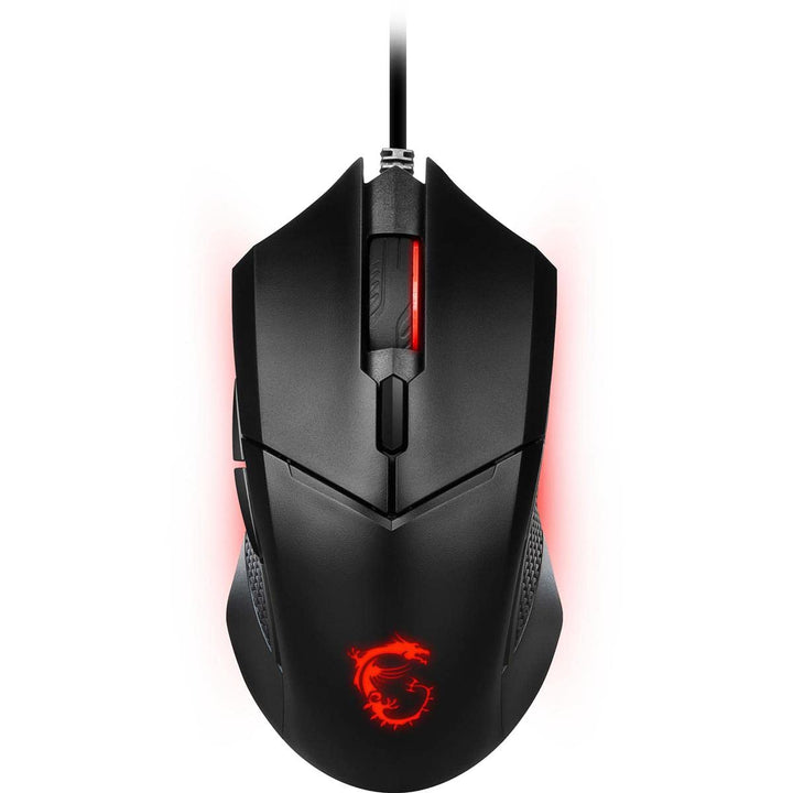 MSI Clutch GM08 Optische Gaming-Maus, 4200 DPI, kabelgebunden, mit roter LED