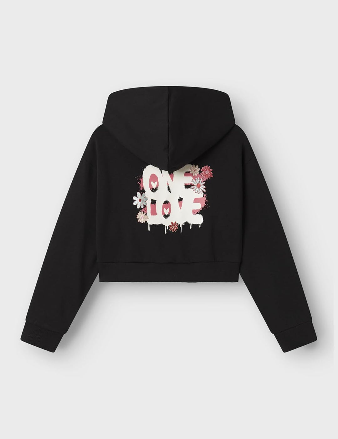 Name IT Mädchen Nkfkory Ls Crop RLX SWE Wh Bru Ps Noos Nkfkory Ls Crop RLX SWE Wh Bru Ps Noos (1er P