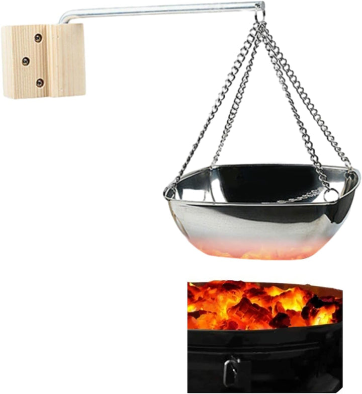Sauna-Aromaschale, Edelstahl-Sauna-Aromaschale für ätherische Öle Wandhalterung mit verstellbarem Sc