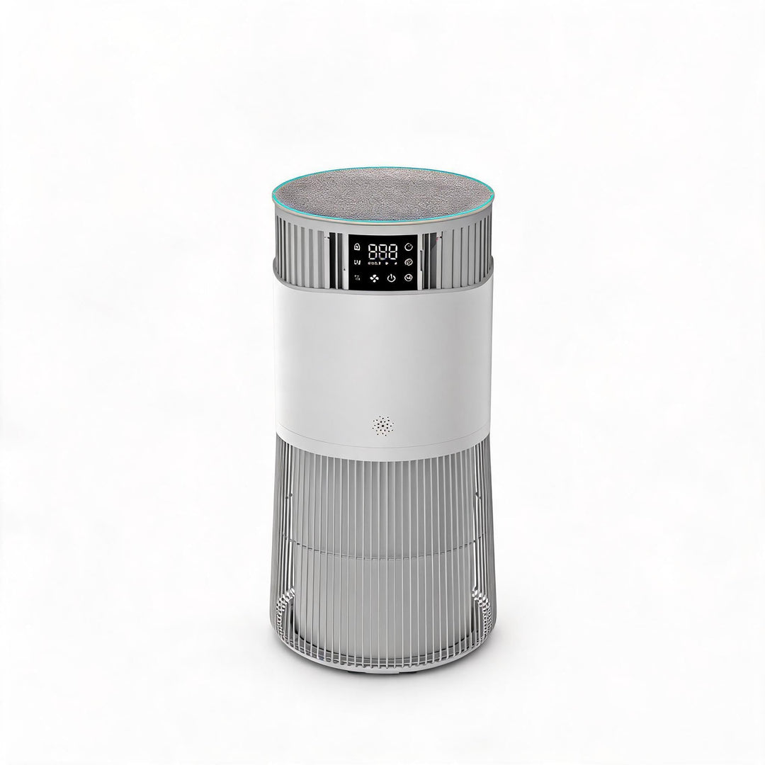 Air Purifier for Bedroom, H13 True HEPA Filter 360° Air Intake, 24dB Ultra Quiet Sleep Mode with Aro