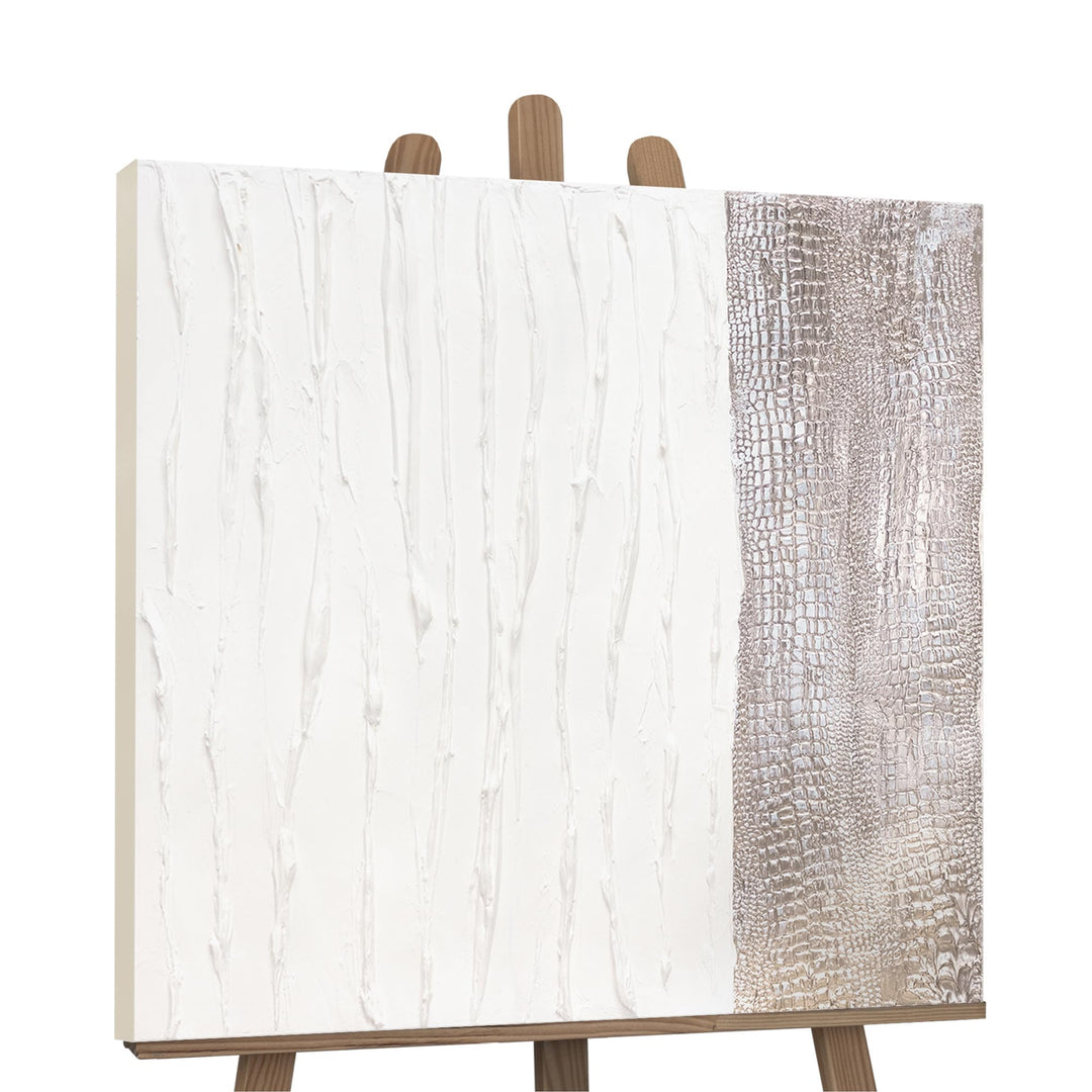 YS-Art Luxus Abstrakt Acryl Gemälde auf Leinwand Life 4 handgemalt Wandbilder Wohnzimmer modern Wohn