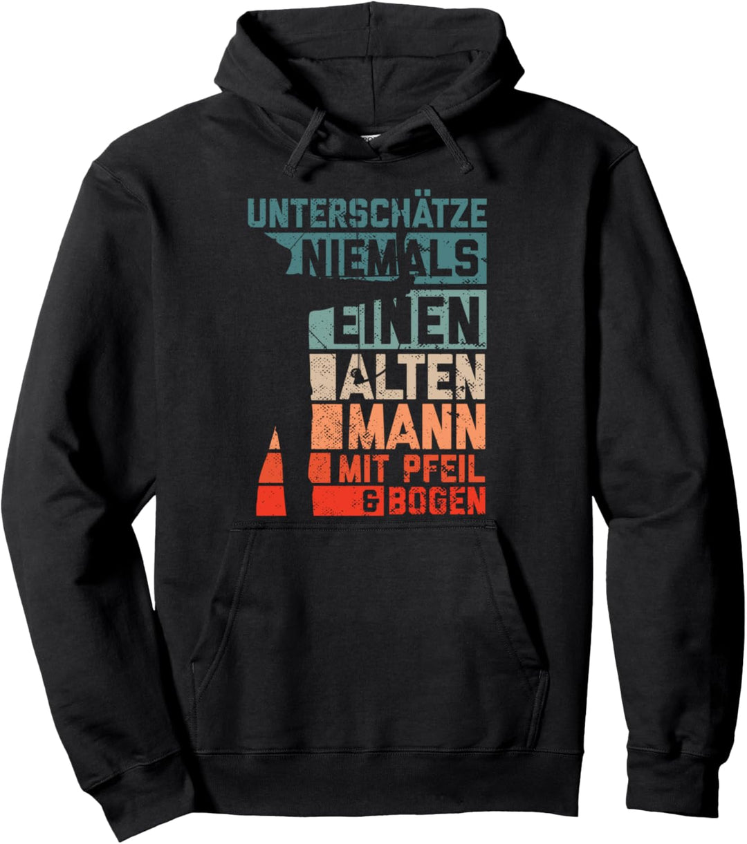 Bogenschiessen Bogensport Bogenschütze Pfeil Männer Geschenk Pullover Hoodie