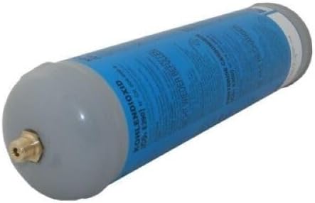 Co2 Einweg Zylinder Flasche 600 gr E290 Kohlesäure Anschluss 11x1 M für Wassersprudler, Kühlaggregat