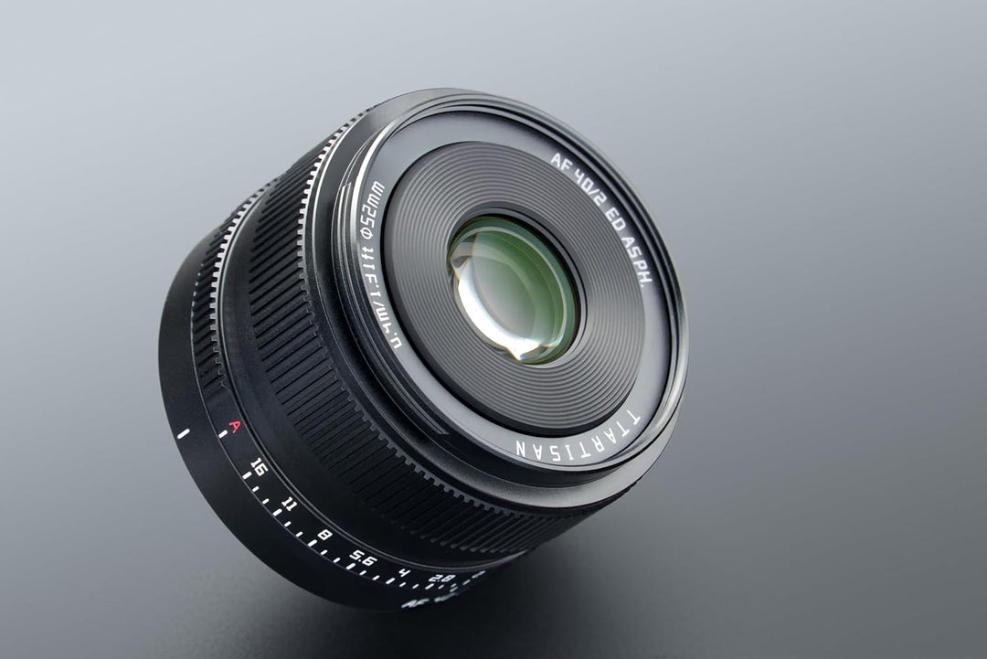 TTArtisan Autofokus 40 mm F2.0 Metallgehäuse, kompatibel mit L-Halterung (Vollformat), Schwarz