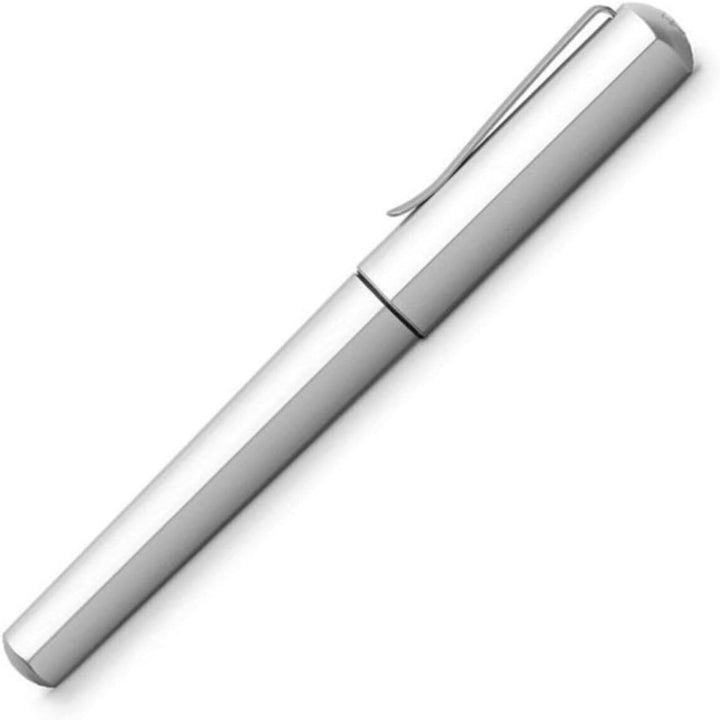 Faber-Castell 140595 - Tintenroller Hexo, silber matt, 1 Stück Tintenroller Hexo Silber matt, Tinten