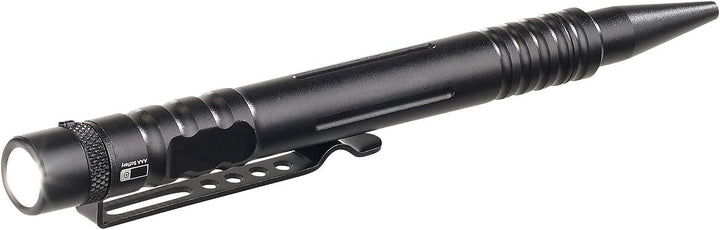 VisorTech Kubotan Kugelschreiber: 4in1-Tactical Pen mit Kugelschreiber, LED-Licht, Glasbrecher (Kubo