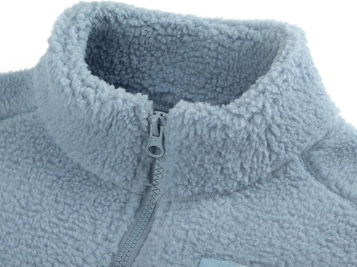 Kleinkind Kinder Polarfleece Weste Verdicken Kinder Stehkragen Reissverschluss Ärmellose Jacke Elter