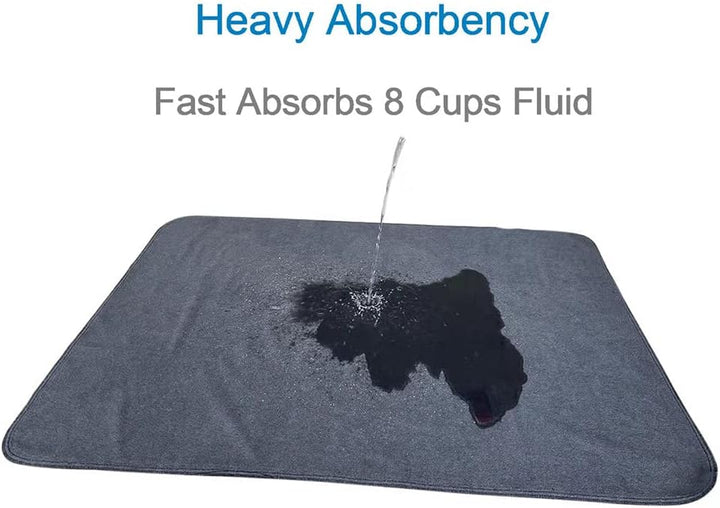 Upgrade Non-Slip Dog Pads Extra Large 72" x 72", Washable Puppy Pads with Fast Absorbent, Reusable,