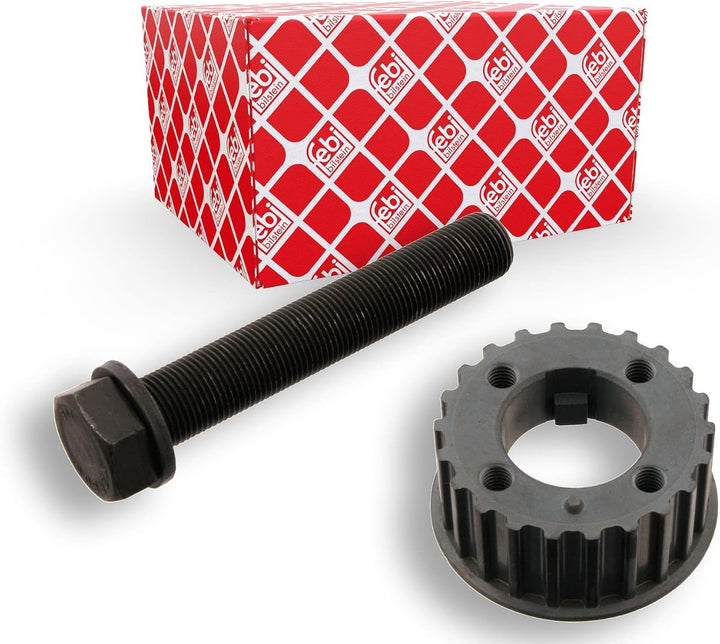 febi bilstein 24682 Kurbelwellenzahnrad mit Befestigungsschraube , 1 Stück