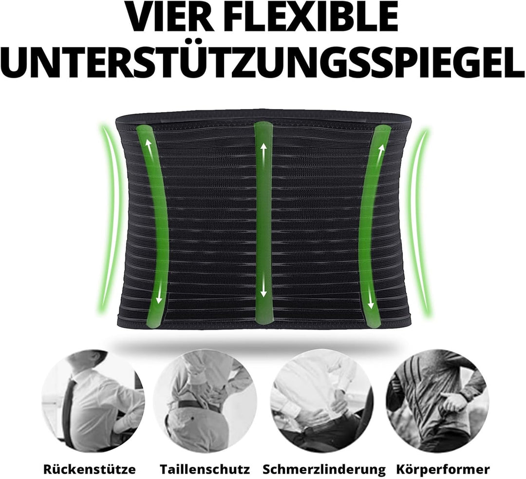 Channo Bauchgurt und Bauchbandage, zugleich als Bauchweggürtel und Waist Trainer verwendbar, auch id