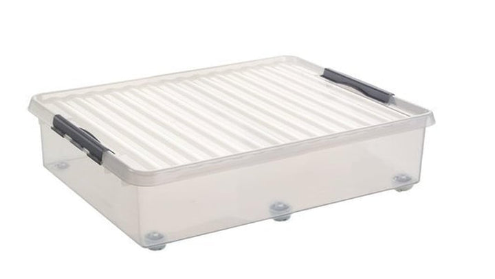 Sunware Q-Line Rollbox, Kunststoff, durchsichtig, 60 Litre