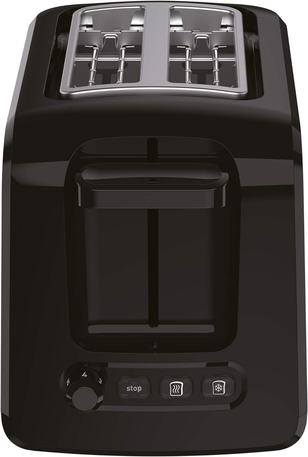 Tefal Express TT410D 2-Scheiben-Toaster, Schwarz, Edelstahl, 2 Scheiben, 850 W, 160 mm, Stil: Single
