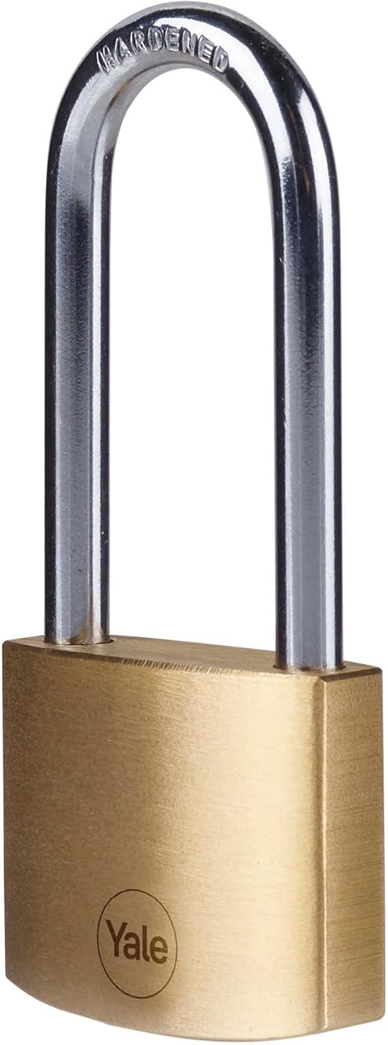 Yale Y110B/40/152/1, Standardsicherheit, 40 mm, Messing, Vorhängeschloss, Doppelverriegelung, langer