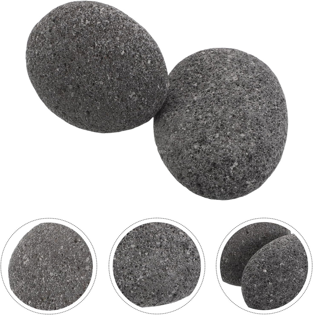 Gadpiparty Saunasteine Vulkanstein 1 kg für Saunaofen und Dampfbad Hitzebeständige Basaltsteine für