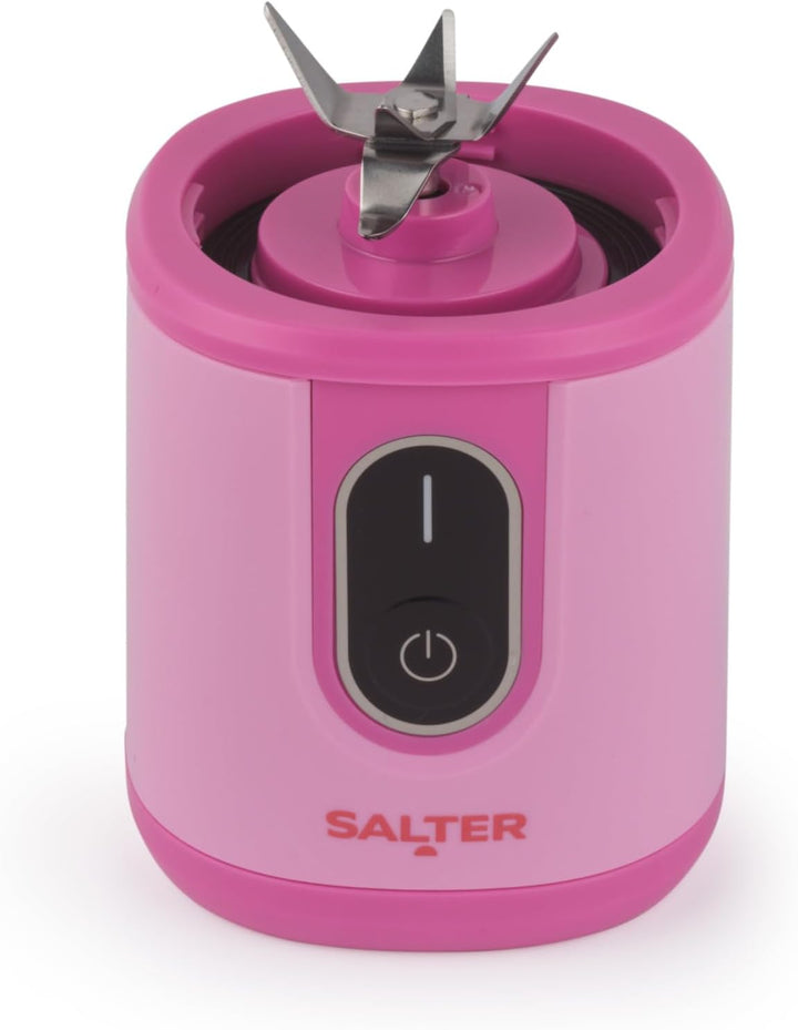 Salter ActiBoost Kabelloser Tragbarer Mixer – 450 ml, Pulsfunktion, 40-Sekunden-Countdown, BPA-frei,